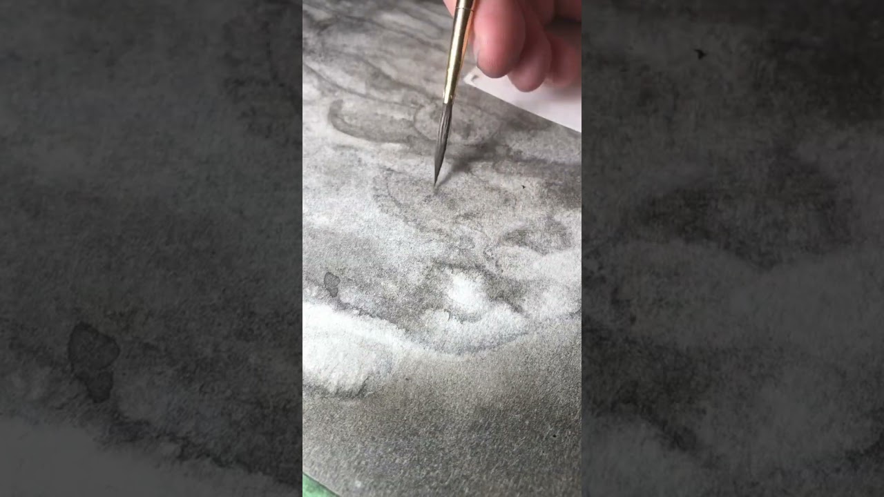 Abstract Ink Drawing Process - Artist Matthew Zaidan