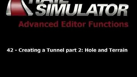 42 Creating a Tunnel Part 2   Rail Simulator Tutorials on Blip