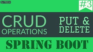 Spring boot CRUD Operations example PUT & DELETE  | Tutorial - 3
