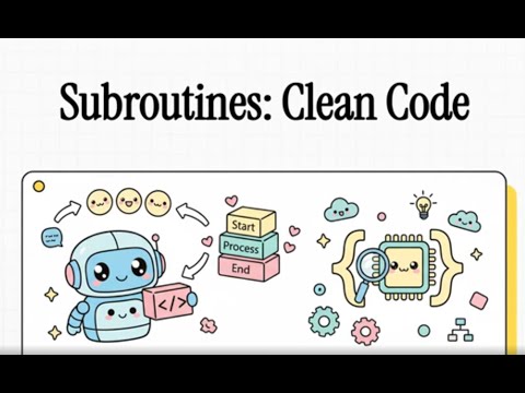 E06   Subroutines  Clean Code