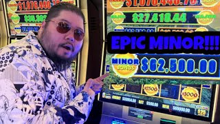 EPIC $62,500 MINOR BALL LANDED!!! UP TO $500\/SPIN HIGH LIMIT DRAGON CASH!! HARD ROCK HOLLYWOOD!!