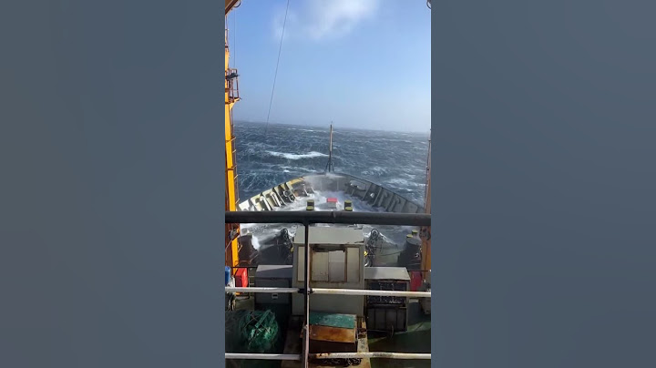 NAVIO GIGANTE é ENGOLIDO por ONDA ENORME! 😱🌊 [CENA REAL]