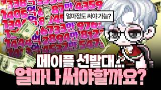 메이플 랭커는 얼마를 써야할까? [메이플스토리, 페이지]