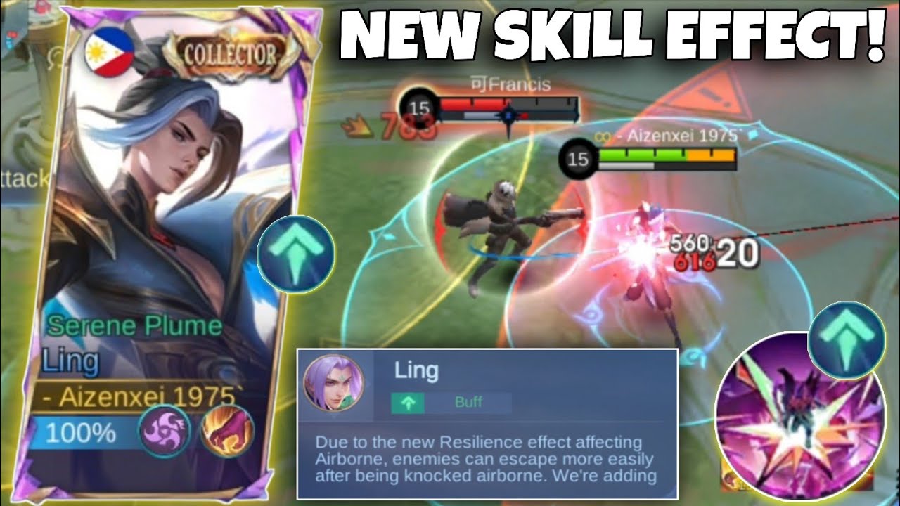 THANKS MOONTON FOR THIS LING NEW SKILL EFFECT!! ( BIG BUFF FOR LING?! )