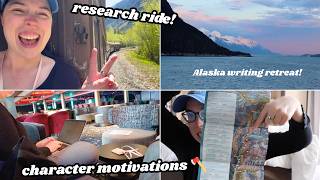 Finding the SETTING for my next book!! ☠️🚂 | ALASKA WRITING RETREAT VLOG
