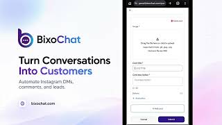 How to Showcase Products in Instagram DMs with BixoChat | Smart Card Tutorial
