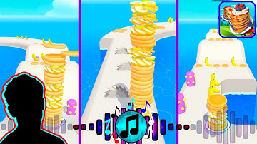 Playing Pancake Run level 1 to 5 #imTalha All Levels Gameplay Android,ios Offline Mobile Games