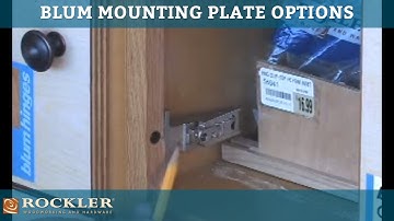 Available Blum Mounting Plate Options