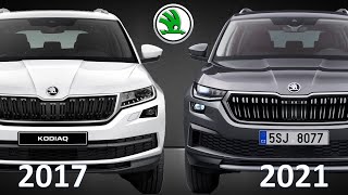 2021 New ŠKODA Kodiaq Facelift vs 2017 Model | See the difference | Old vs New