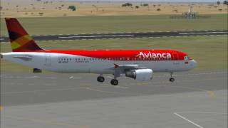 Landing in Petrolina with a A320 Avianca