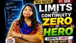BCA Maths Limits and Continuity | One Shot Video | Bca maths 1st sem | Grab N Gain 