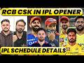 🔴IPL'S BIGGEST RIVALRY TO START THE SEASON. RCB VS CSK, BEST START. 28TH MARCH, CHINNASWAMY.