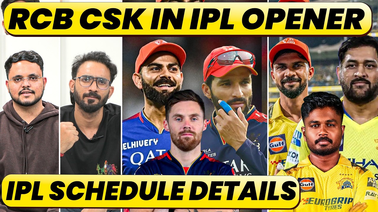 🔴IPL'S BIGGEST RIVALRY TO START THE SEASON. RCB VS CSK, BEST START. 28TH MARCH, CHINNASWAMY.