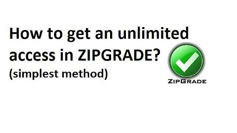 How to get an unlimited access in ZIPGRADE? (simplest method)