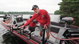 Live Scope boat mounting system by Fish Armor