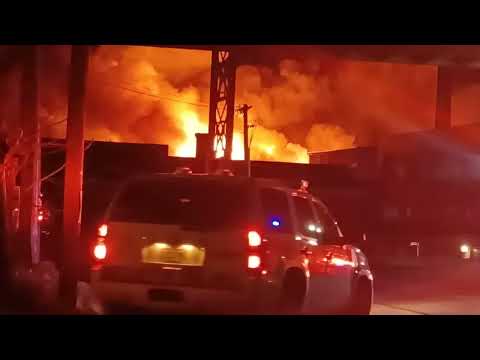 Passaic factory fire