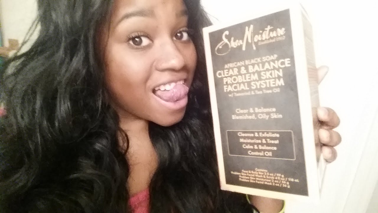 shea moisture clarifying facial system