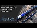 Custom Fishing Rods - Purple Heart Series