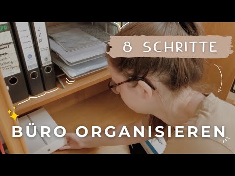 Video: So Organisieren Sie Büroarbeit