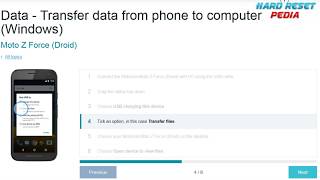 ☑️ Moto Z Force Transfer data from phone to PC screenshot 2