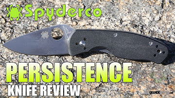Spyderco Persistence C136GP Knife Review | OsoGrandeKnives