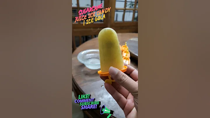 Refreshing Sugar Cane Juice Ice Popsicles 🍡🍦 Easy Summer Treat