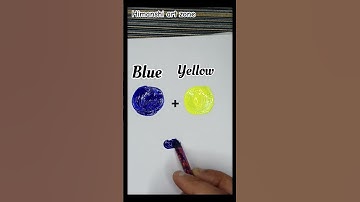 how to make green colour | color mixing #shorts #art #youtube #mix #colors #green #satisfying #video
