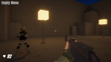 FPS Game WIP - Playing my own prototype with a friend