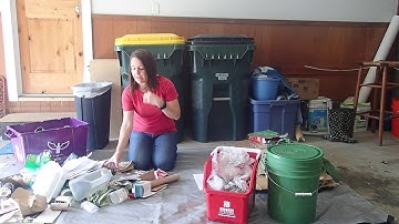 Household waste audit video