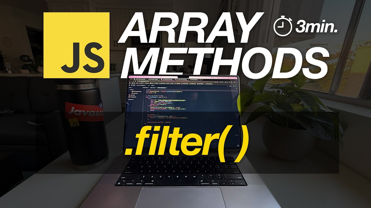 JavaScript Array Methods in Minutes: FILTER() — 3 EXAMPLES! - YouTube