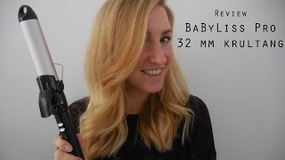 puur pint heilige Eerste indruk - BaByliss Pro 32mm krultang - YouTube