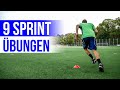 9 Sprintübungen für Schnelligkeit (beim Fußball)