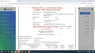 Hướng dẫn lập hóa đơn trên phần mềm Viettel theo TT78