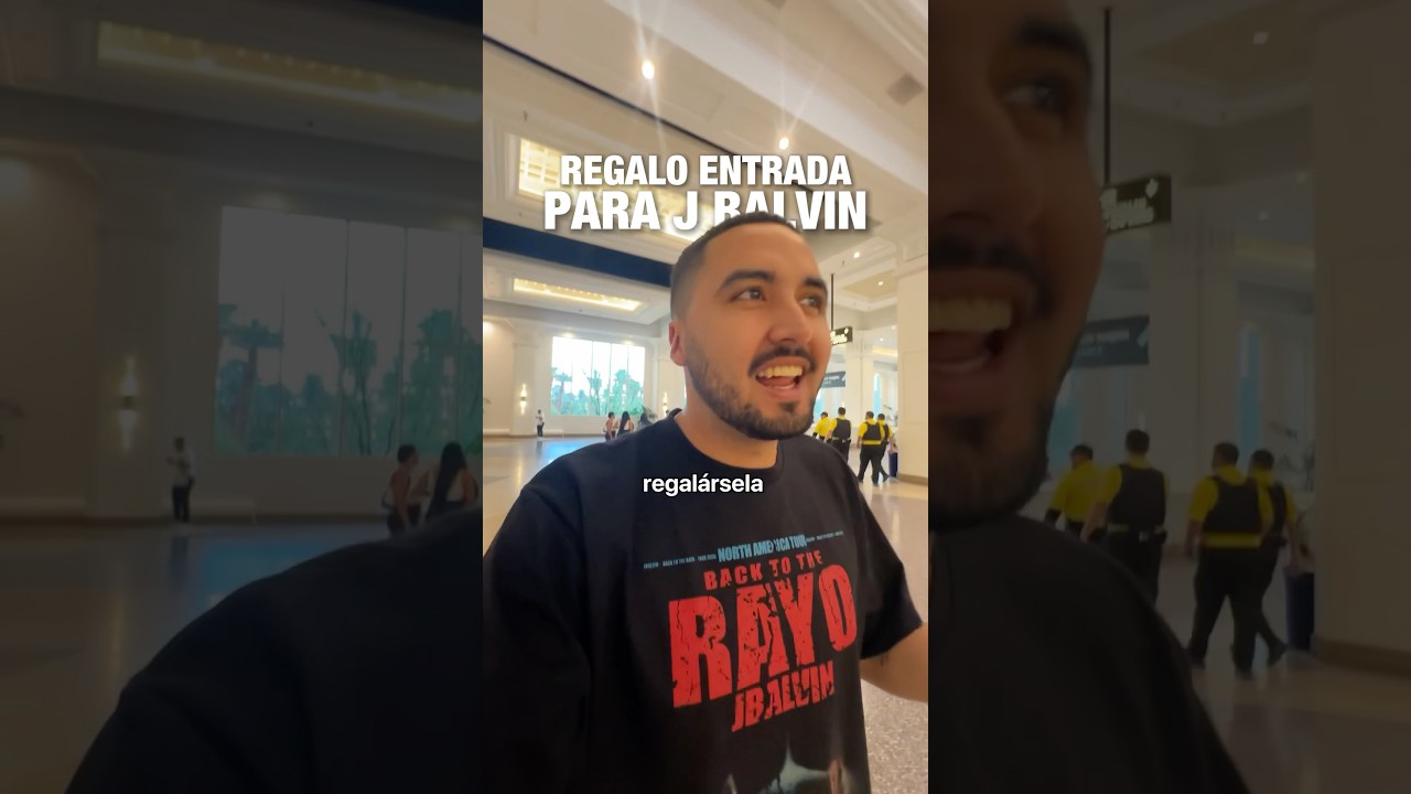 Encontramos una fan de Balvin fuera del concierto y le regalamos una entrada VIP. Gracias #jbalvin