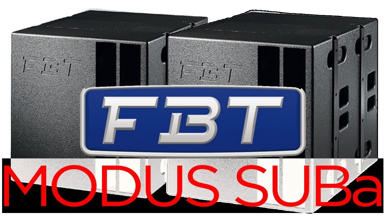 Professional FBT MODUS SUBa Style Subwoofer Box Plan - YouTube