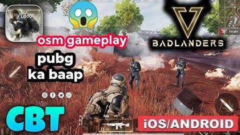 badlands gameplay | more than similar pubg mobile | grafix is osm|
