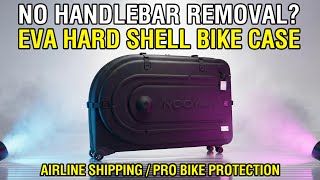 No Handlebar Removal Bike Case | EVA Hard Shell Bike Packing Guide for Air Travel | NOOYAH Bike Case