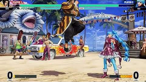 KOFXV mods | Gato (Batik Gato mod) 💥 Kula (Dreamy Aurora) | CPU vs CPU AI vs AI