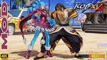 KOFXV mods | Gato (Batik Gato mod) 💥 Kula (Dreamy Aurora) | CPU vs CPU AI vs AI
