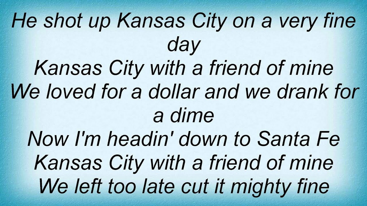 Les Humphries Singers - Kansas City Lyrics - YouTube