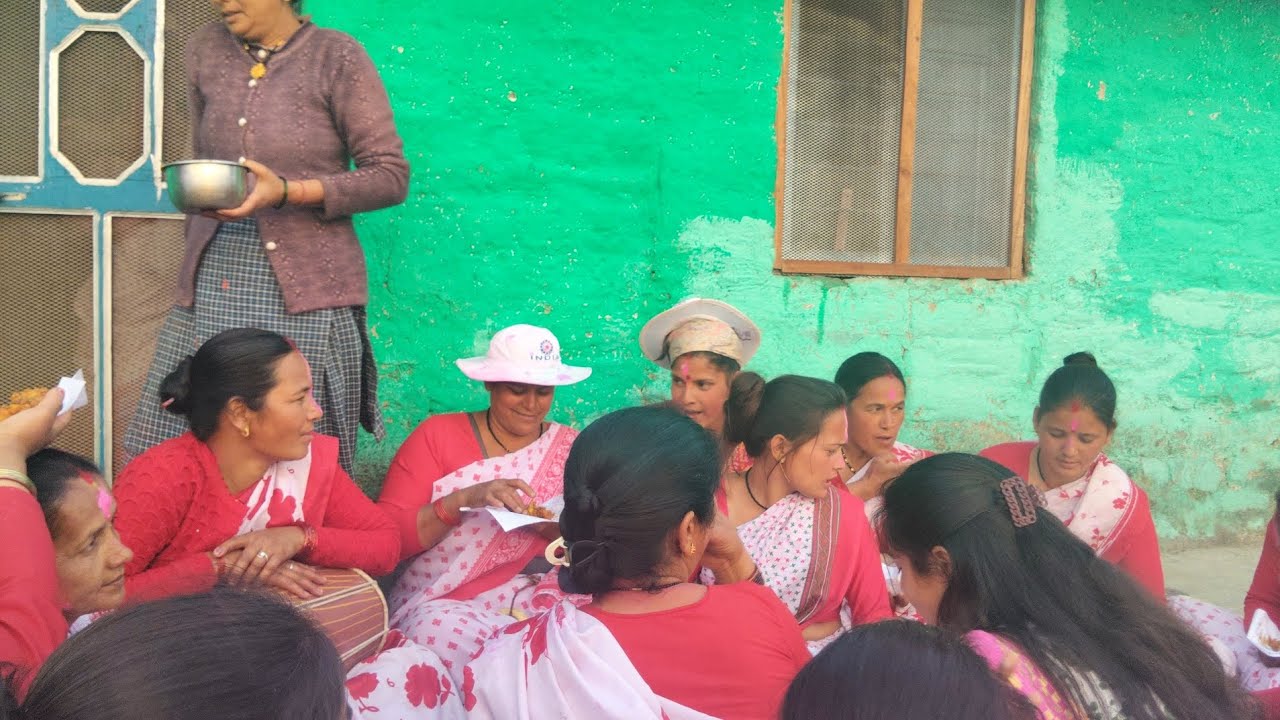 Holi day 1 ........ #holi #village 