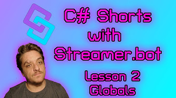 #Streamerbot C# Sharp Shorts. Lesson 2 Variables