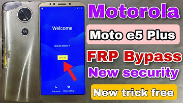 Moto E5/E5 plus FRP bypass new security | moto E5 plus Google Account bypass | without PC 2025