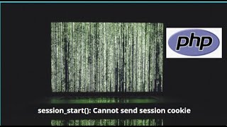Session start cannot send session cookie