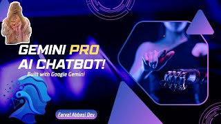 Gemini Pro AI ChatBot with Google Gemini | Built with Streamlit (Python Project)🤖