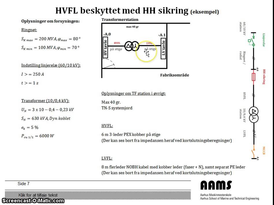 Dimensionering af HVFL (3/5)