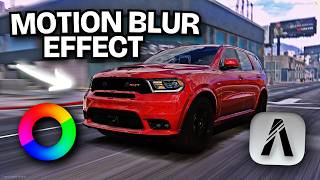How To Add Motion Blur To Rockstar Editor Clips For FiveM! — Step By Step Tutorial Wealth
