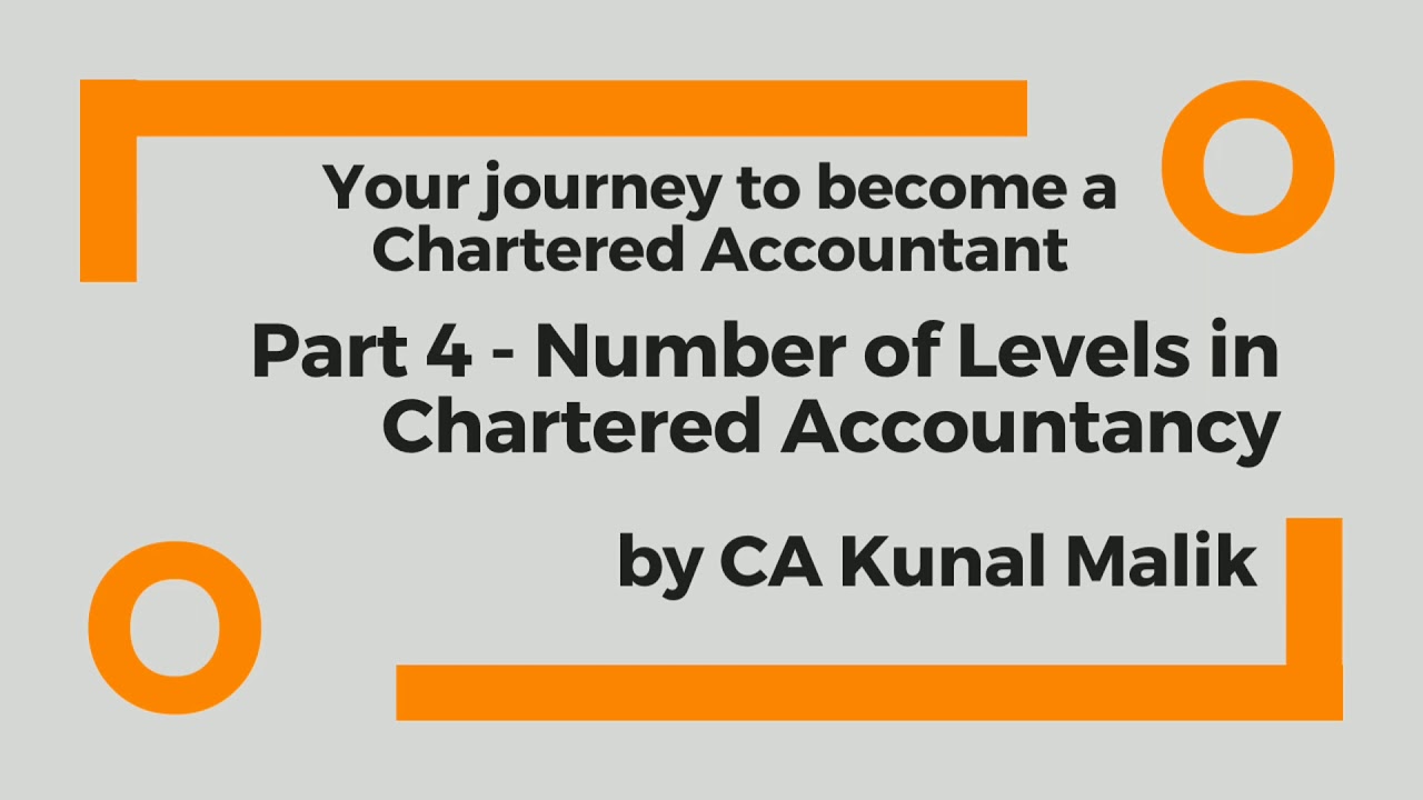 Your Journey to become a Chartered Accountant | Part - 4 | Number of Levels in CA