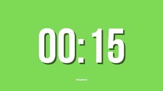 15 second TIMER with ALARM | 1080p | Countdown | kitty alarm studio