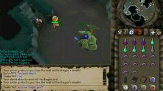 Runescape Brutal green Dragon kill